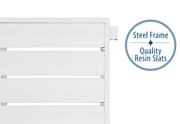 Seville Classics HOME 3-Tier Resin Slatted Shoe Rack Shoe Rack