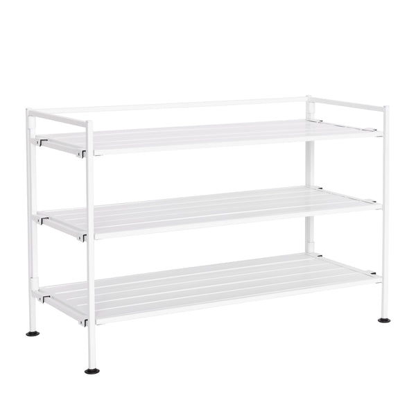 seville classics HOME 3-Tier Resin Slatted Shoe Rack Shoe Rack