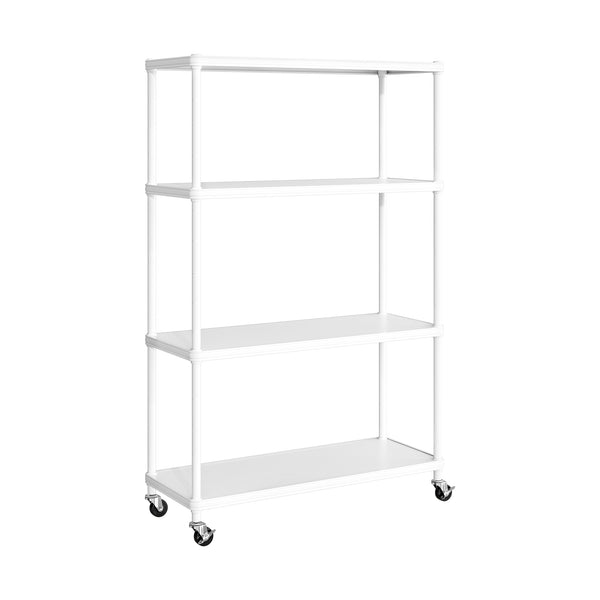 Seville Classics HOME 4-Tier Steel Shelving With Shelf Liners Shelving