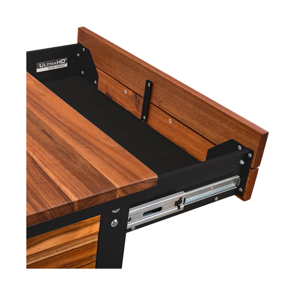 Seville Classics HOME Outdoor Acacia Wood Mobile Potting Bench Acacia