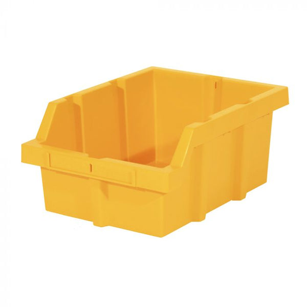 Seville Classics Large Yellow Bins For Commercial Bin Rack (3-Pack) Bin Rack Parts