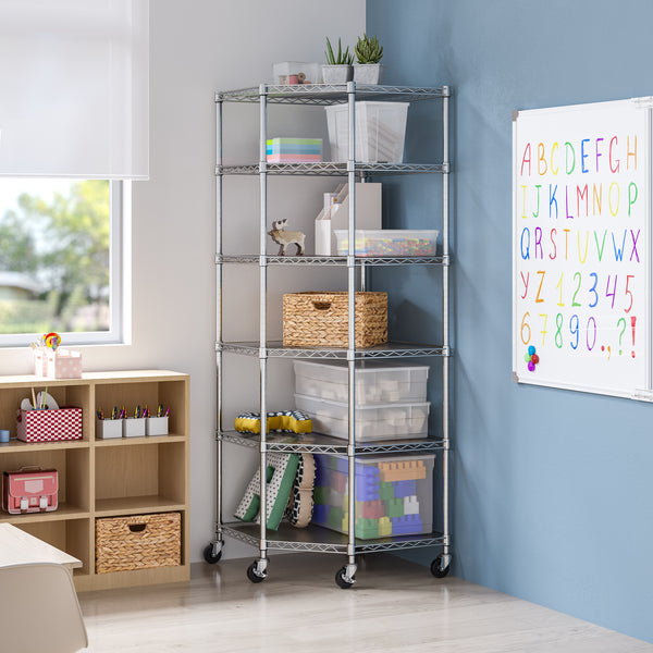 Seville Classics Natural Water Hyacinth Storage Basket Set (2-Pack) Baskets U0026 Bins