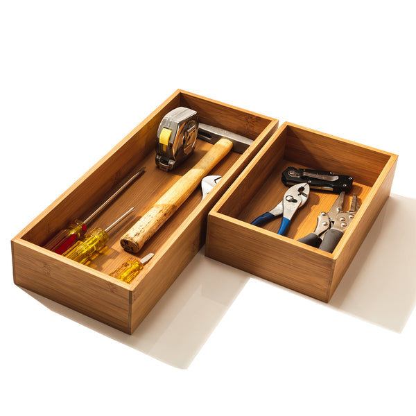 Seville Classics 10-Piece Bamboo Box Set Bamboo