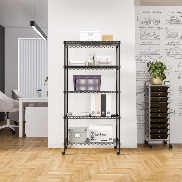 Seville Classics 5-Tier Steel Shelving Shelving