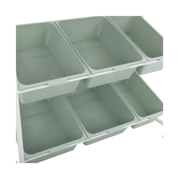 Seville Classics 6-Bin Organizer Organizer Cart