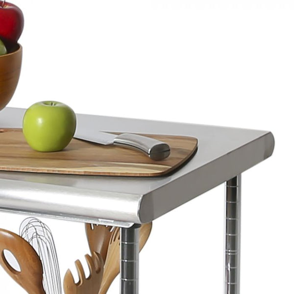 Seville Classics Stainless Steel NSF-Certified Utility Worktable Cart Workbenches U0026 Tables