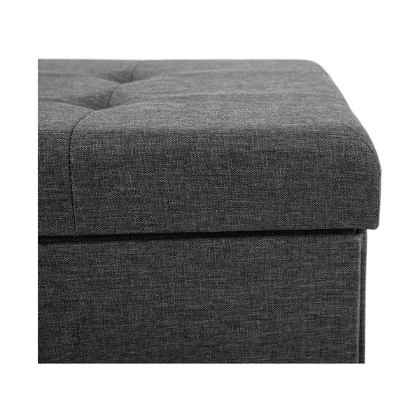 Seville Classics Tufted Shoe Storage Trunk Ottomans U0026 Benches