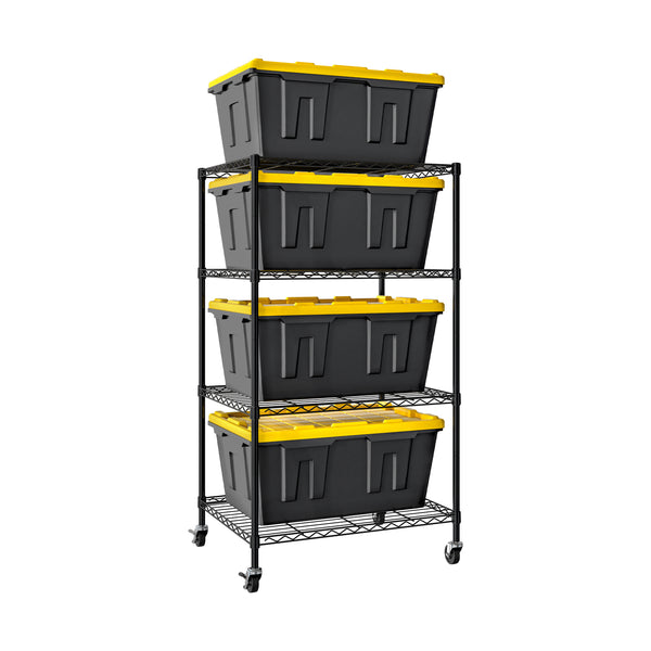 Seville Classics UltraDurable® 4-Tier NSF-Certified Steel Shelving Shelving