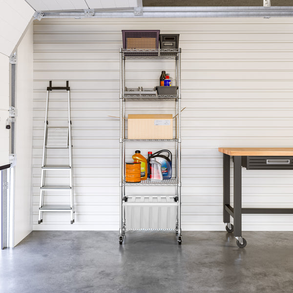 seville classics UltraDurable® 5-Tier NSF-Certified Steel Shelving Shelving