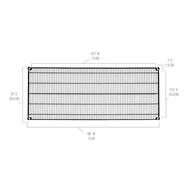 Seville Classics UltraDurable® NSF Steel Wire Shelf Shelving Parts