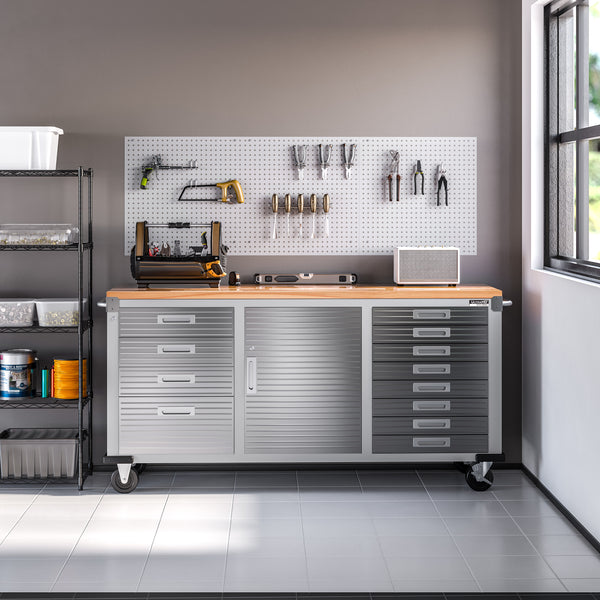 seville classics UltraHD® 12-Drawer Rolling Workbench UltraHD