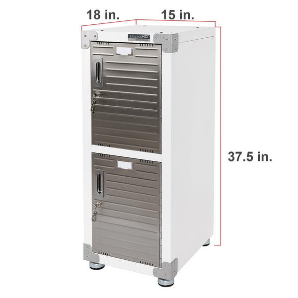 Seville Classics UltraHD® 4-Door Stackable Locker Cabinet UltraHD