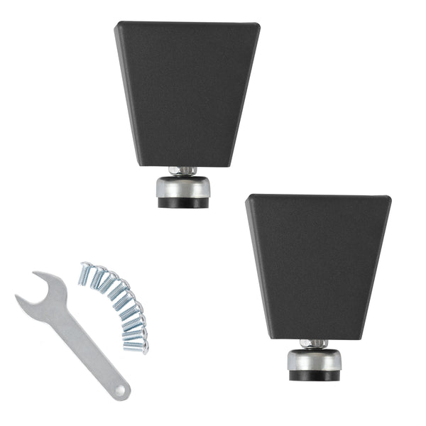 Seville Classics UltraHD® 6" H Steel Leveling Feet With Rubber Base UltraHD Parts