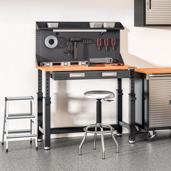 Seville Classics UltraHD® Height Adjustable Lighted Workcenter UltraHD