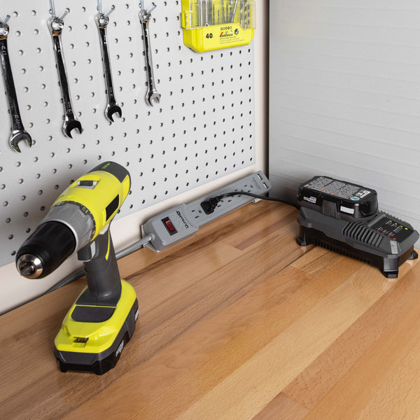 Seville Classics UltraHD® Power Strip With Mounting Bracket UltraHD Parts