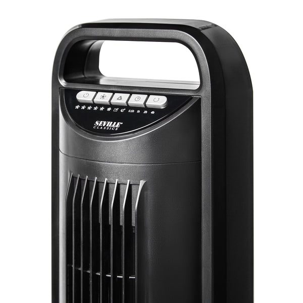 seville classics UltraSlimLine® Oscillating Tower Fan Black Fans seville classics UltraSlimLine® Oscillating Tower Fan Black Fans