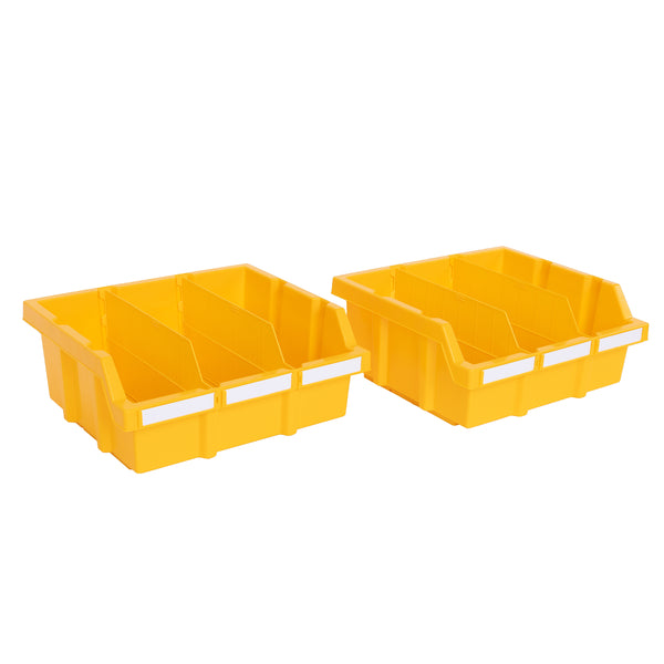 Seville Classics Yellow Bin Rack Dividers For Commercial Bin Rack (6-Pack) Bin Rack Parts