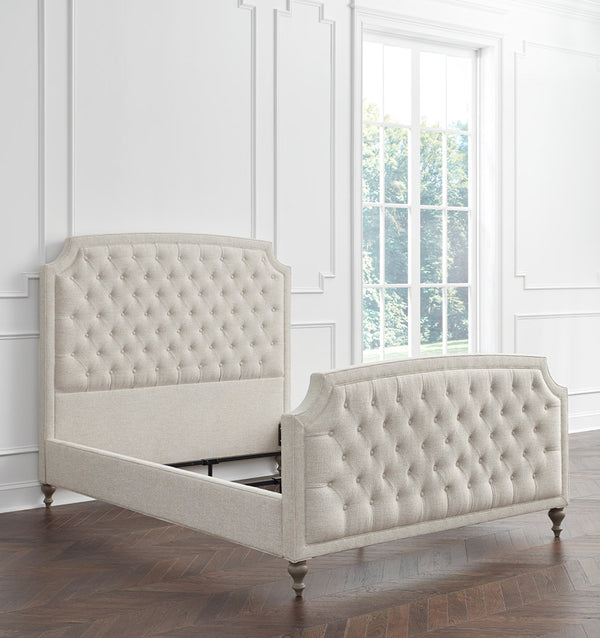 Sferra Ashville Upholstered Bed With Footboard BED FRAME