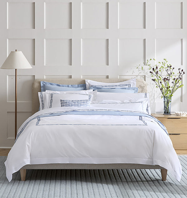 Sferra Cobblestones Embroidered Duvet Cover BEDDING