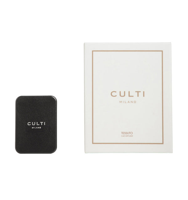 sferra CULTI MILANO Car Diffuser Black Leather - Tessuto FRAGRANCES