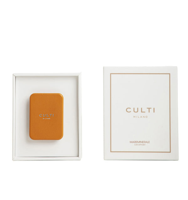Sferra CULTI MILANO Car Diffuser Orange Leather - Mareminerale FRAGRANCES