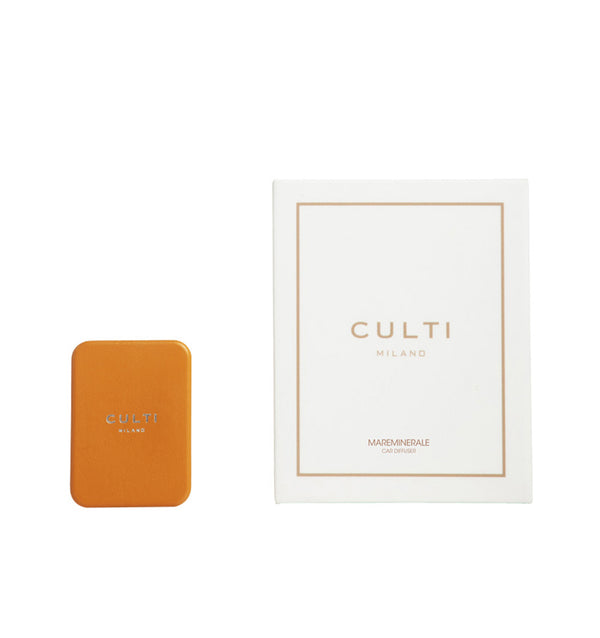 sferra CULTI MILANO Car Diffuser Orange Leather - Mareminerale FRAGRANCES
