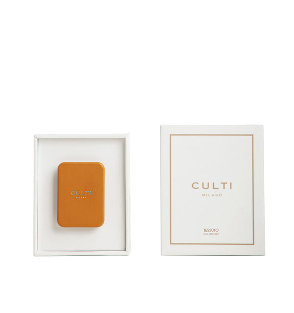 Sferra CULTI MILANO Car Diffuser Orange Leather - Tessuto FRAGRANCES