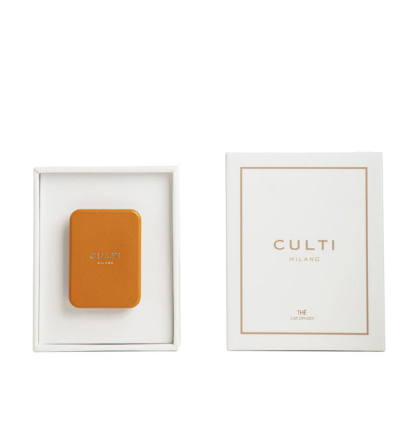 Sferra CULTI MILANO Car Diffuser Orange Leather - Thé FRAGRANCES
