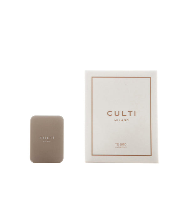 sferra CULTI MILANO Car Diffuser Taupe Leather - Tessuto FRAGRANCES