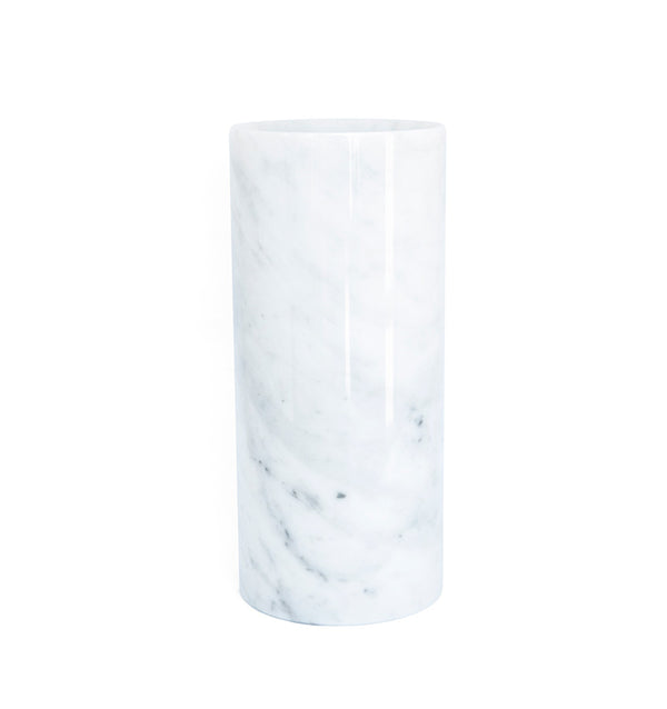 sferra Fiammetta V Italian Marble Cylindrical Vase GIFTS u0026 DECOR