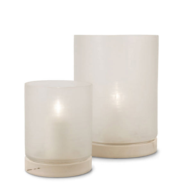 Sferra Guaxs Aran Lantern - Clear/Sycamore GIFTS U0026 DÉCOR
