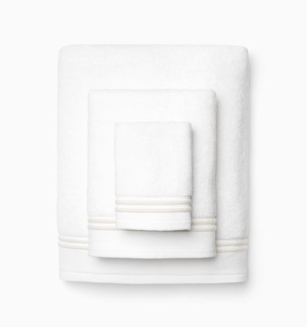 Sferra Aura Nuova White & Ivory Bundle (Save 10%) BATH