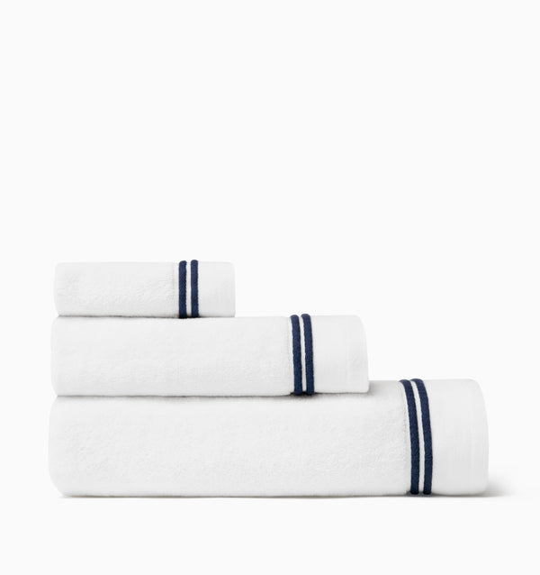 sferra Aura Nuova White & Navy Bundle (Save 10%) BATH