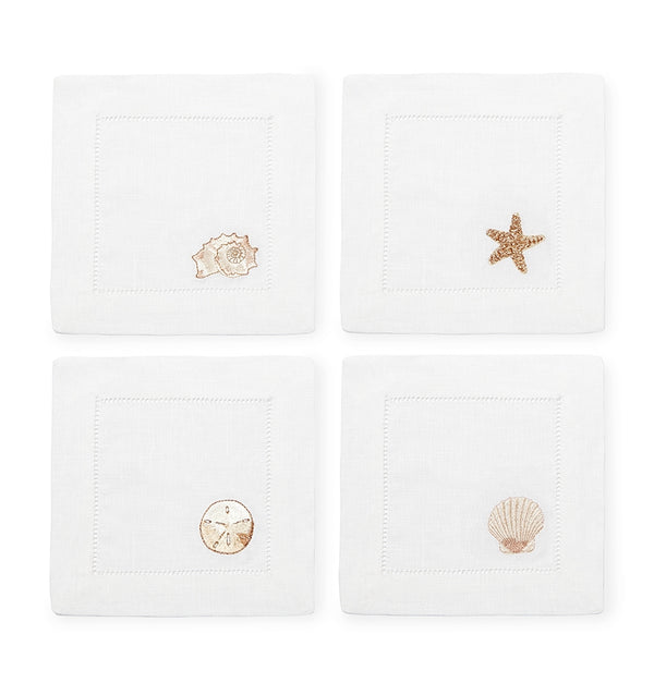 Sferra Beachcomber Cocktail Napkins TABLE