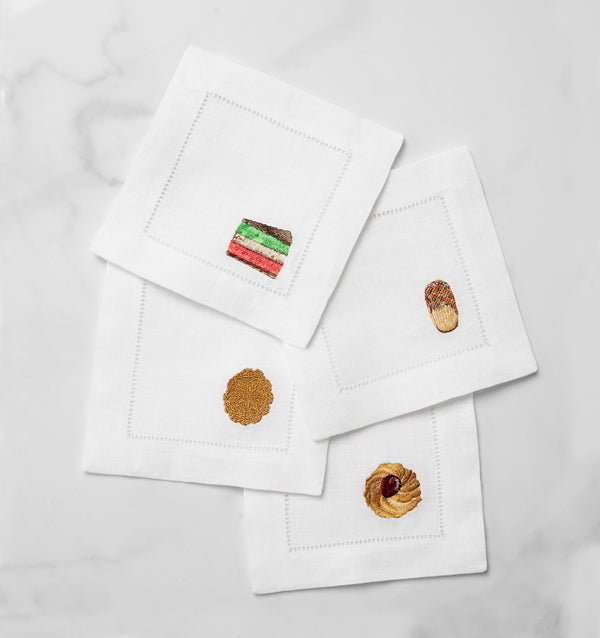 sferra Biscotto Cocktail Napkins TABLE