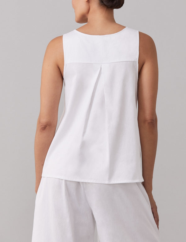 Sferra Caricia Buttoned Tank Top LOUNGEWEAR