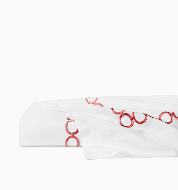 Sferra Catena Flat Sheet BEDDING