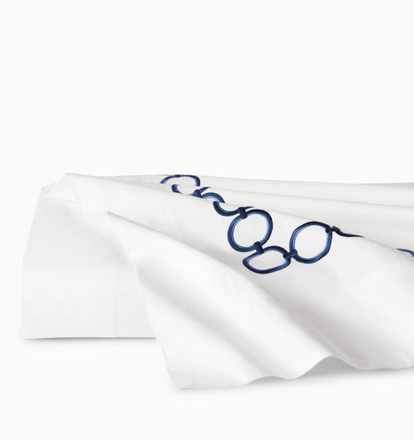 Sferra Catena Flat Sheet BEDDING
