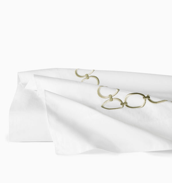 Sferra Catena Flat Sheet BEDDING