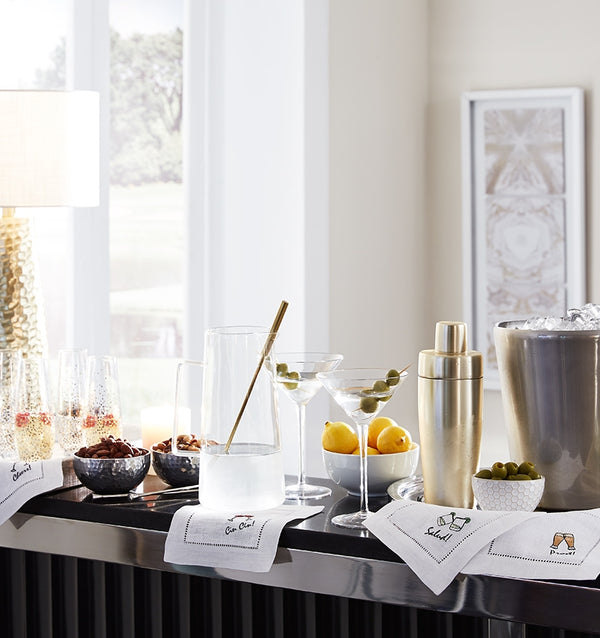 Sferra Cheers Cocktail Napkins SALE