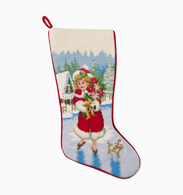 sferra Ice Skater Girl Stocking GIFTS u0026 DÉCOR