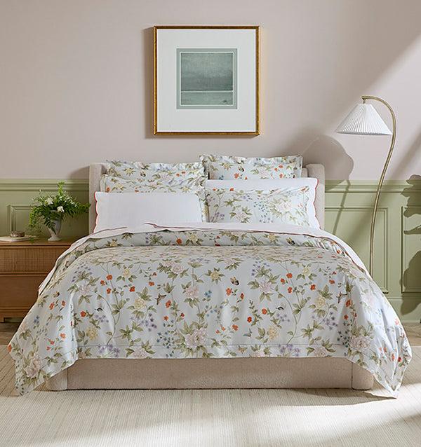 Sferra Luoyang Garden Duvet Cover BEDDING