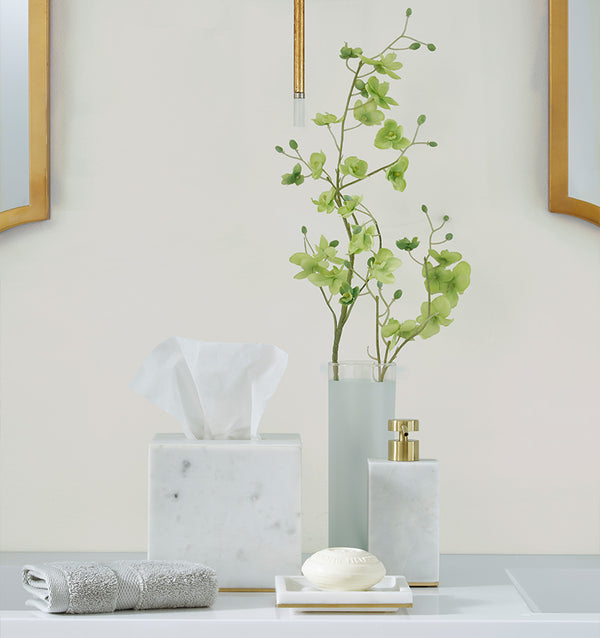 Sferra Pietra Marble Tissue Holder BATH
