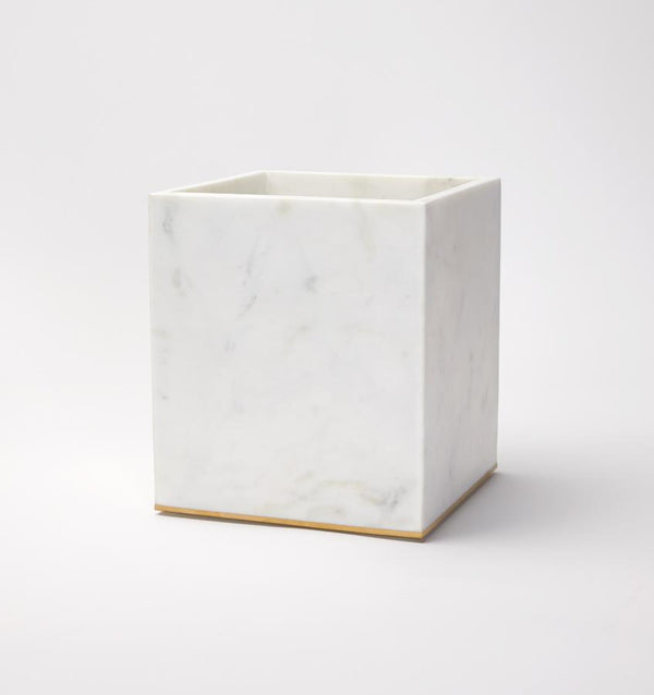 sferra Pietra Marble Waste Basket BATH