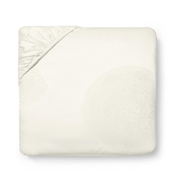 Sferra SFERRA Giza 45 Medallion Fitted Sheet SALE