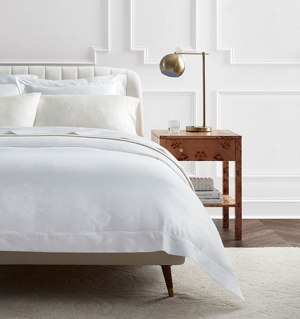 Sferra SFERRA Giza 45 Medallion Fitted Sheet SALE