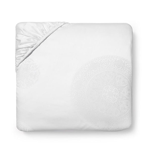 sferra SFERRA Giza 45 Medallion Fitted Sheet SALE