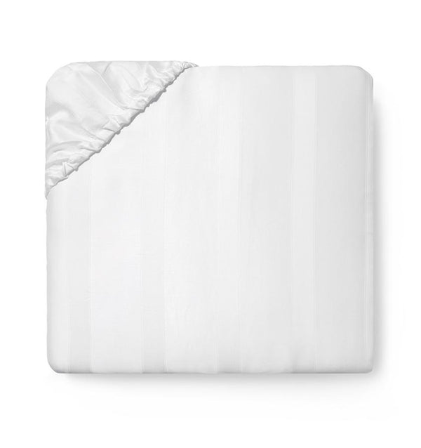 sferra SFERRA Giza 45 Stripe Fitted Sheet SALE