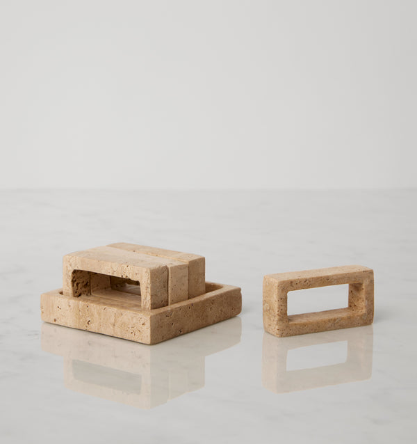 sferra Travertino Napkin Rings GIFTS u0026 DÉCOR