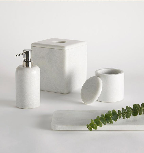 Sferra Velina Marble Storage Jar BATH